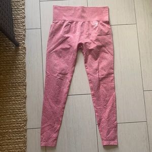 Gymshark seamless pink/coral leggings